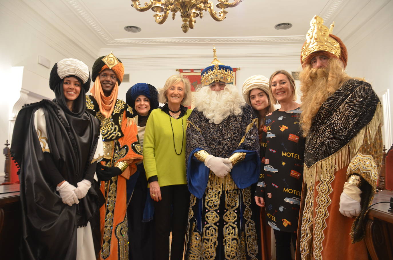 Los niños de Calahorra, con los Reyes Magos