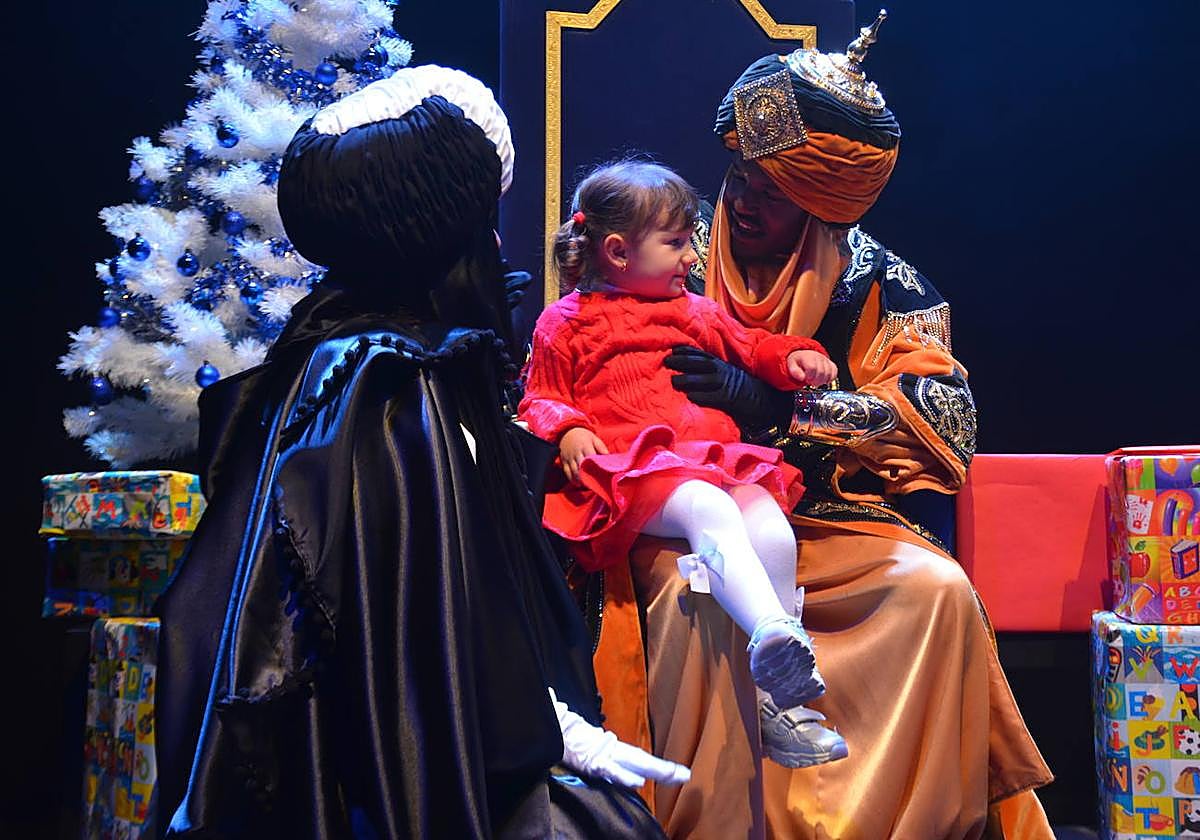 Los niños de Calahorra, con los Reyes Magos