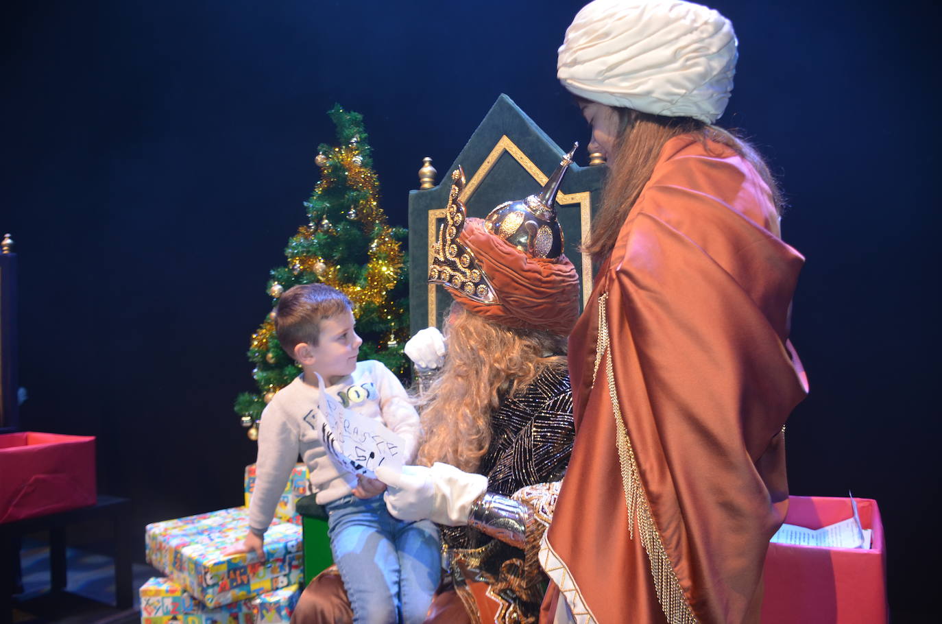 Los niños de Calahorra, con los Reyes Magos