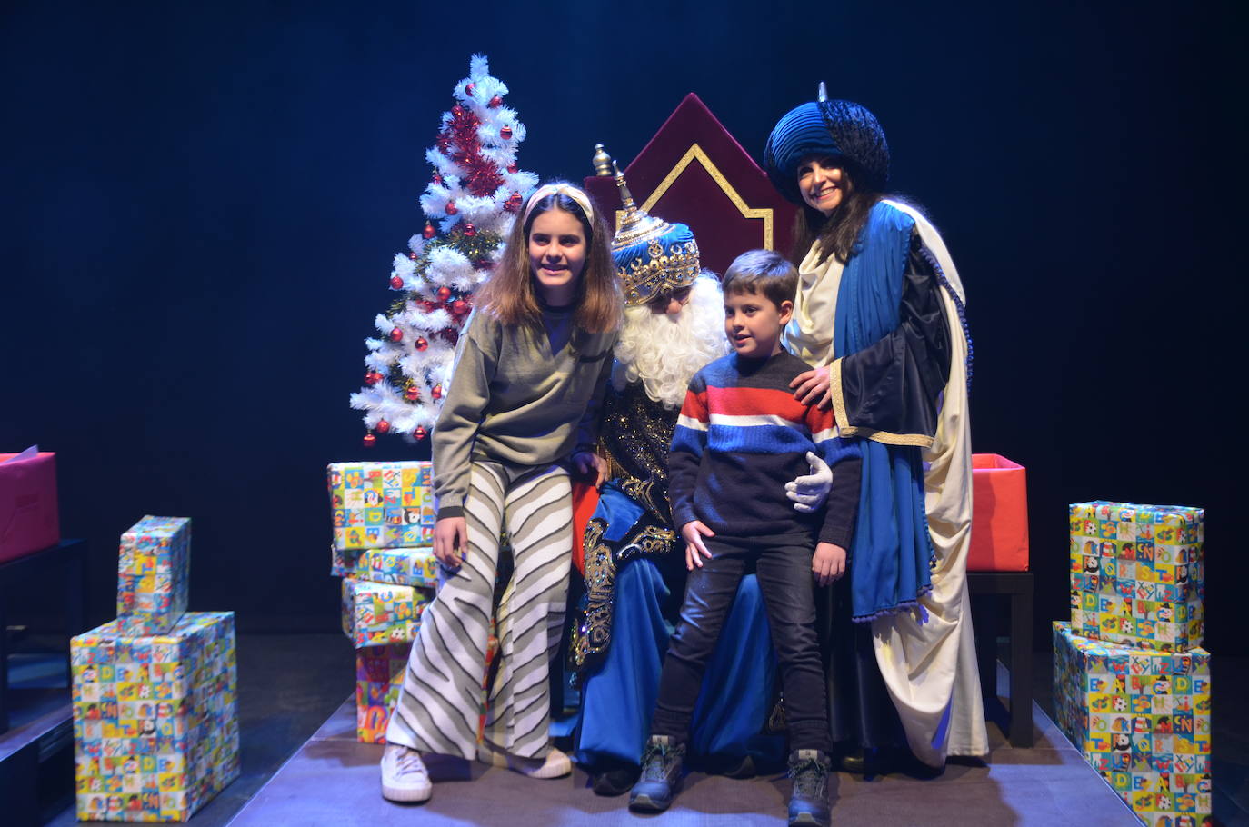 Los niños de Calahorra, con los Reyes Magos