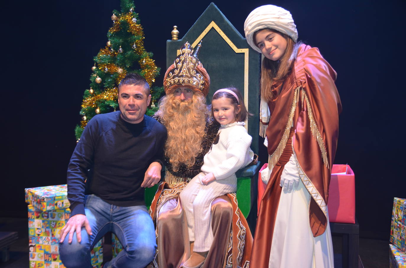 Los niños de Calahorra, con los Reyes Magos