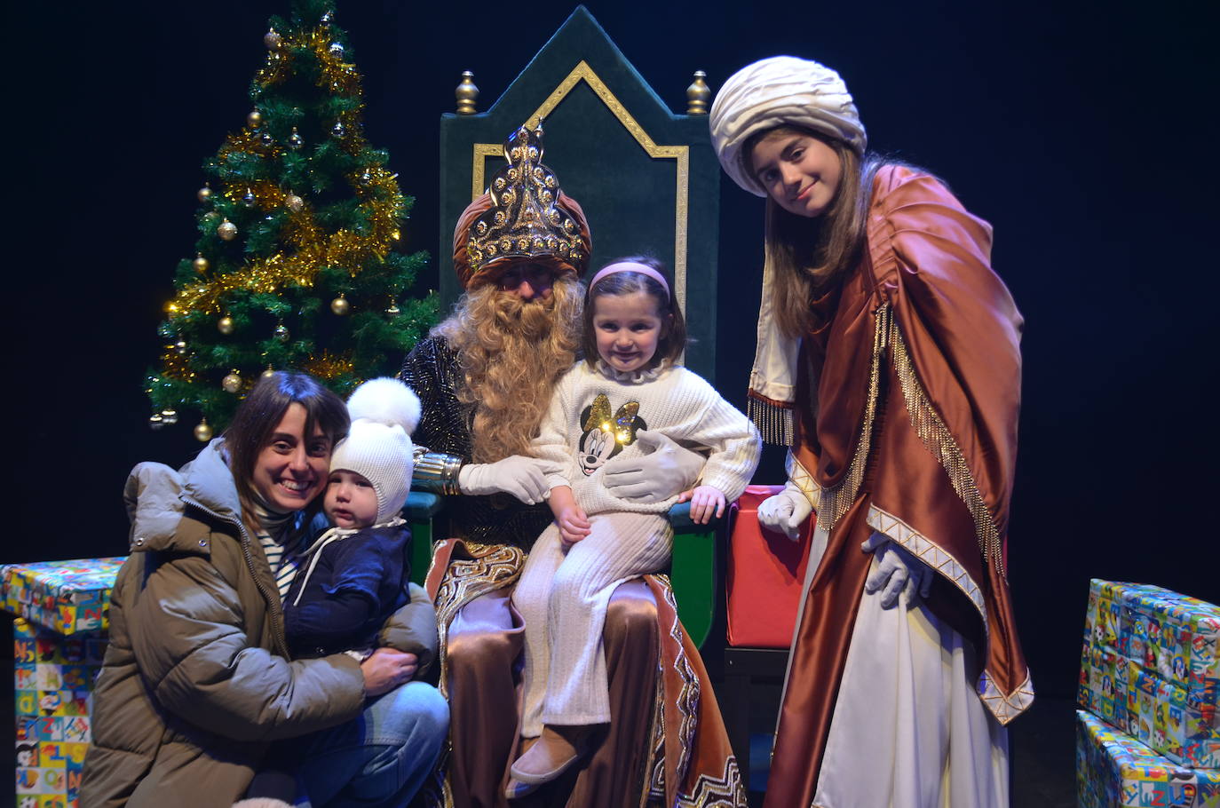 Los niños de Calahorra, con los Reyes Magos