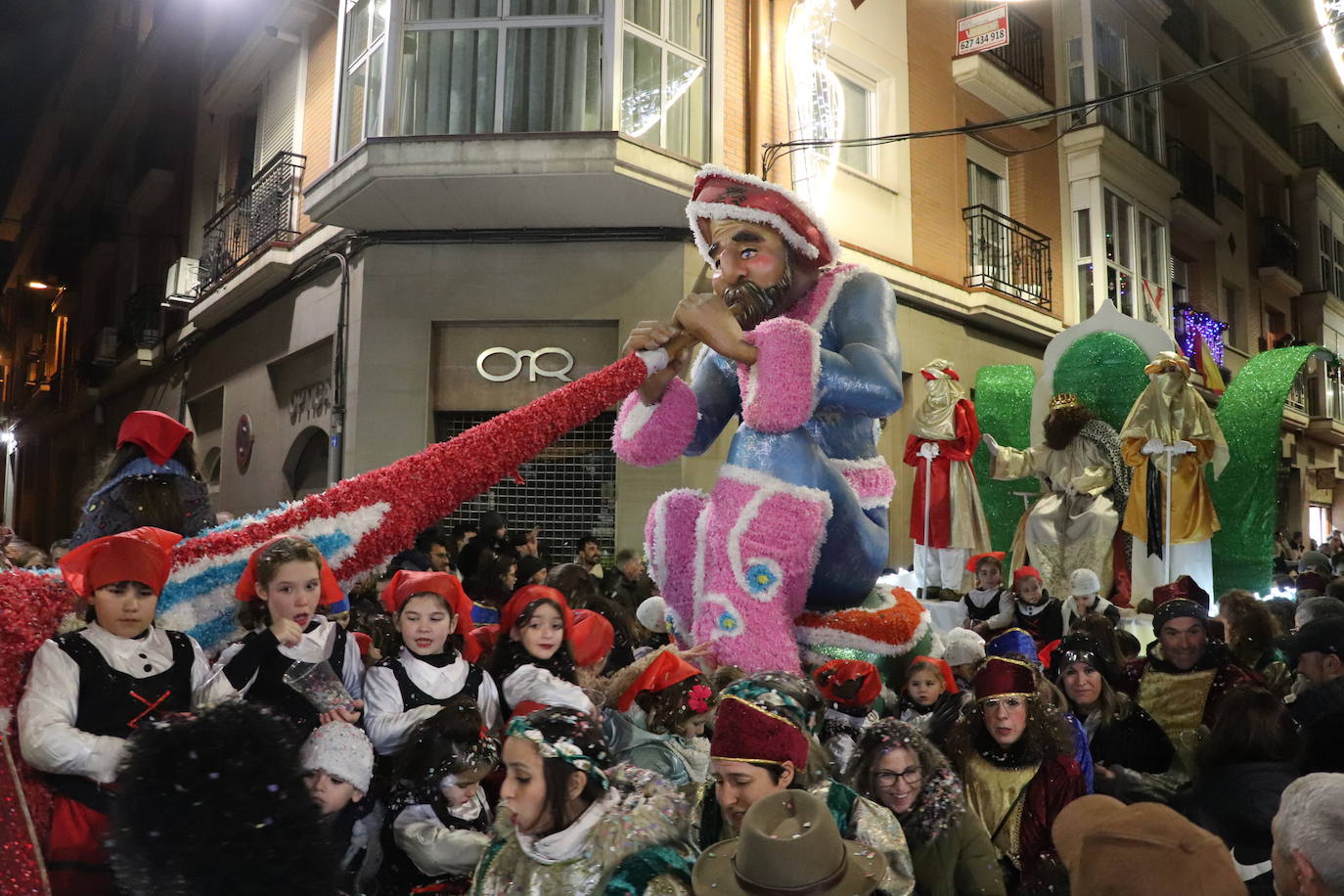 El desfile de sus Majestades, en Alfaro