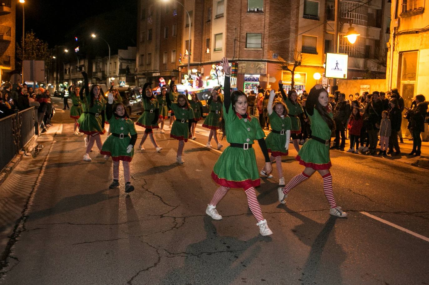 Bailes durante la cabalgata calceatense