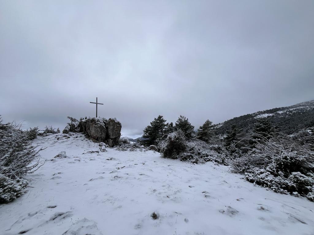 Primeras estampas de nieve en El Rasillo