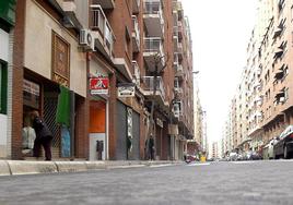 Calle Vitoria de Logroño donde se produjo la agresión.