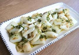 Sepia a la plancha con ajilimoji