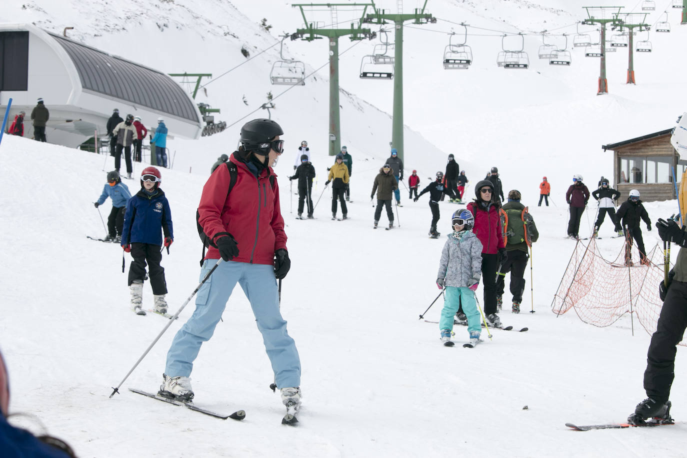 Valdezcaray se llena de esquiadores