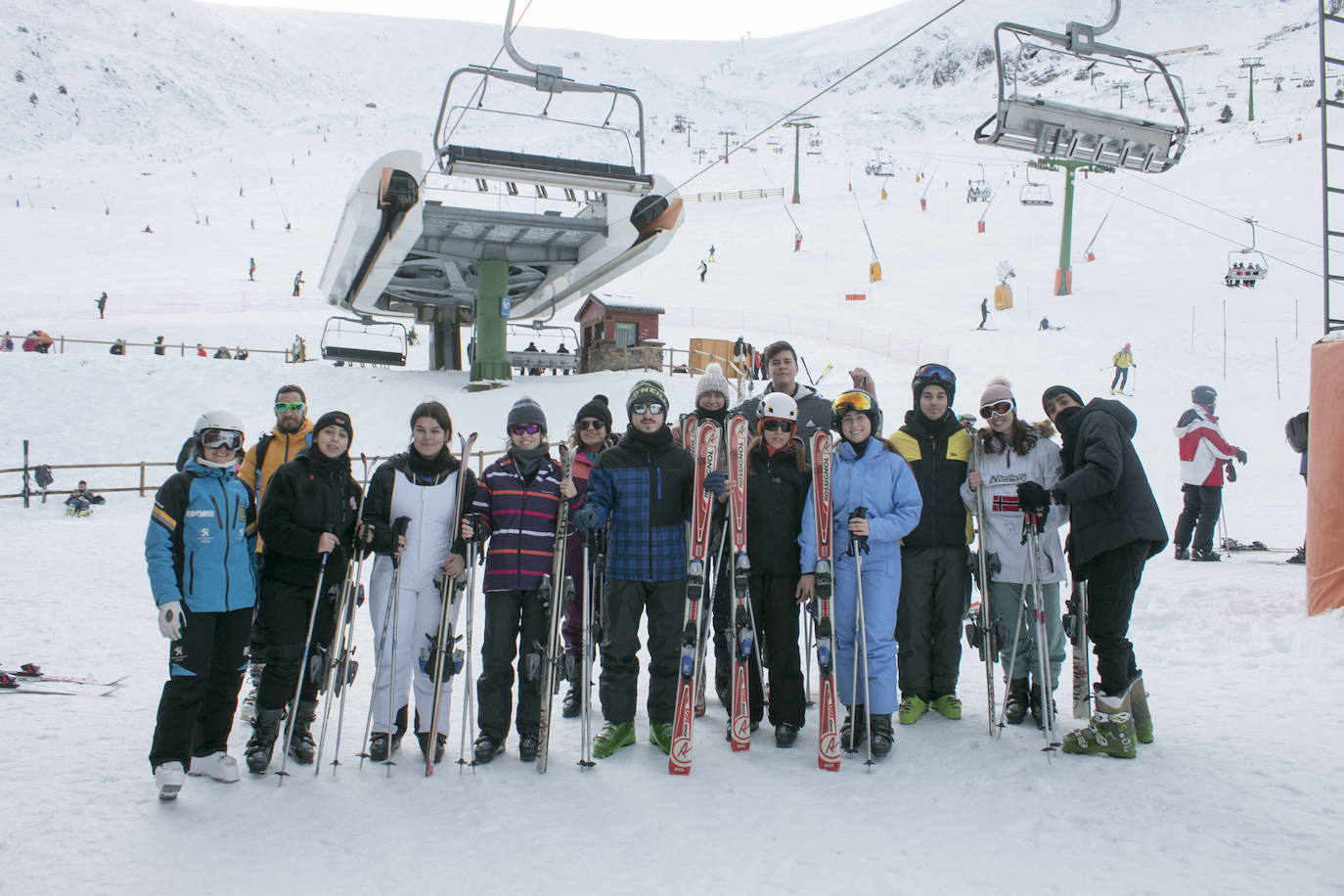 Valdezcaray se llena de esquiadores