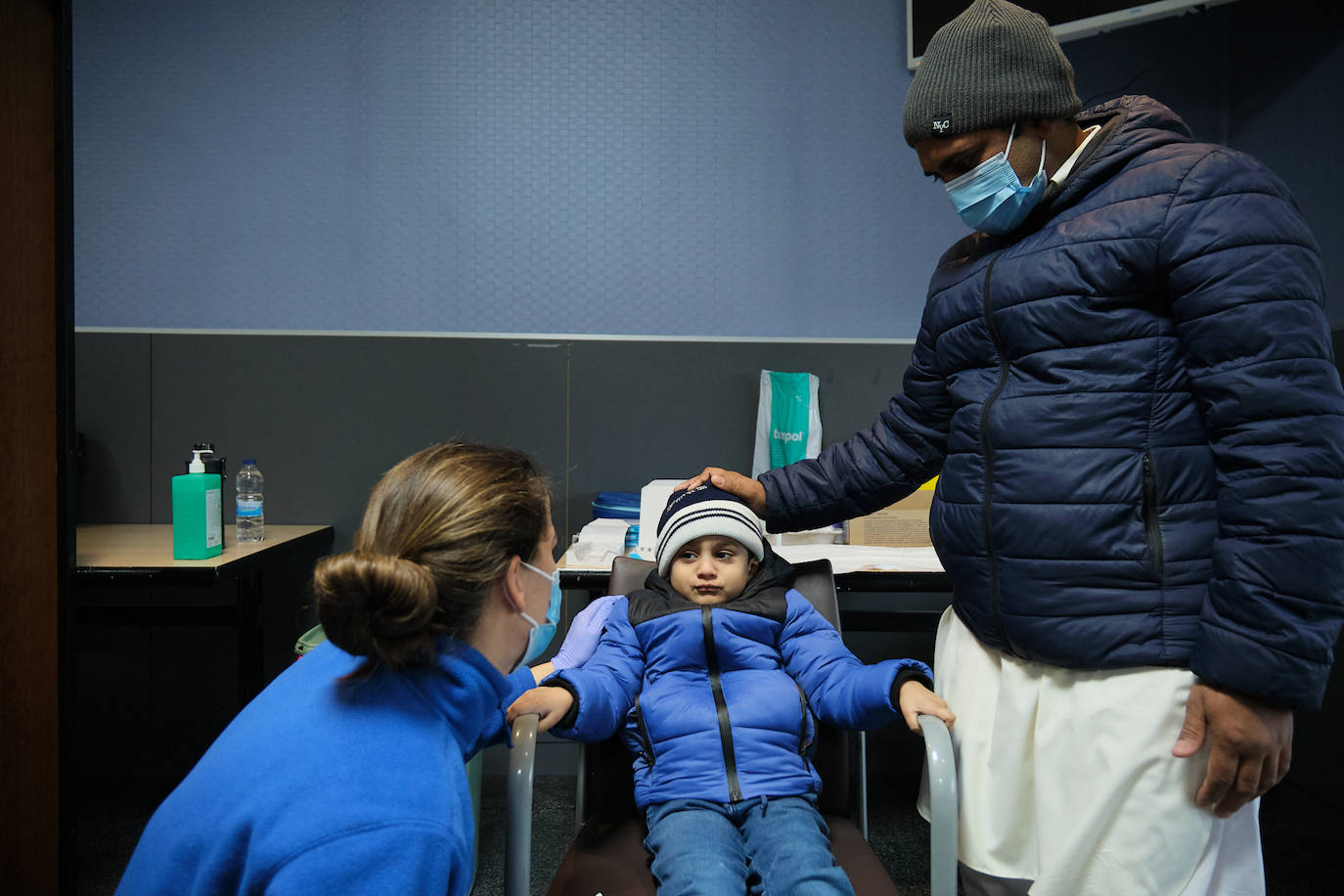 Vacunación contra la gripe a niños en el CIBIR