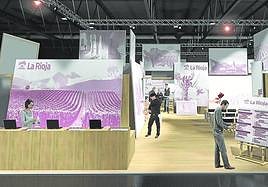 Pabellón de La Rioja en Fitur.