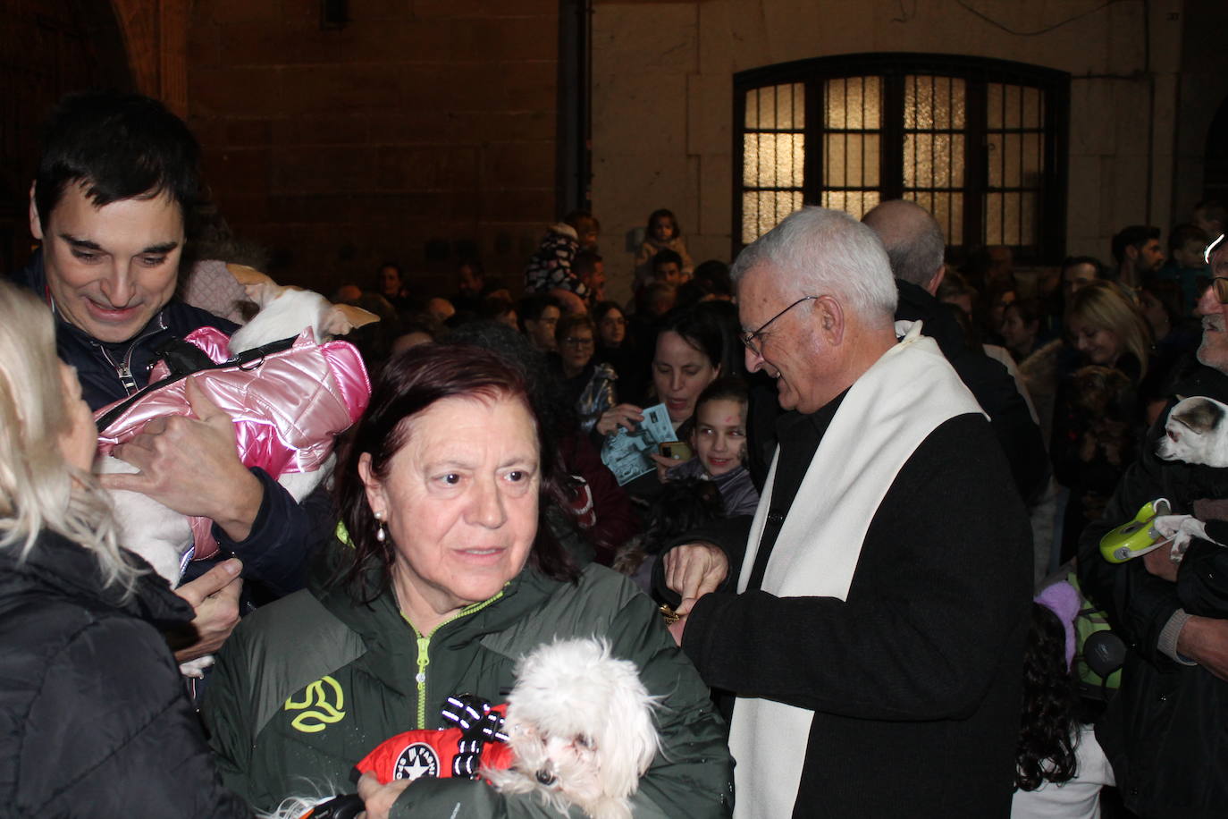 Las imágenes de la bendición de San Antón y el sermón de Nájera