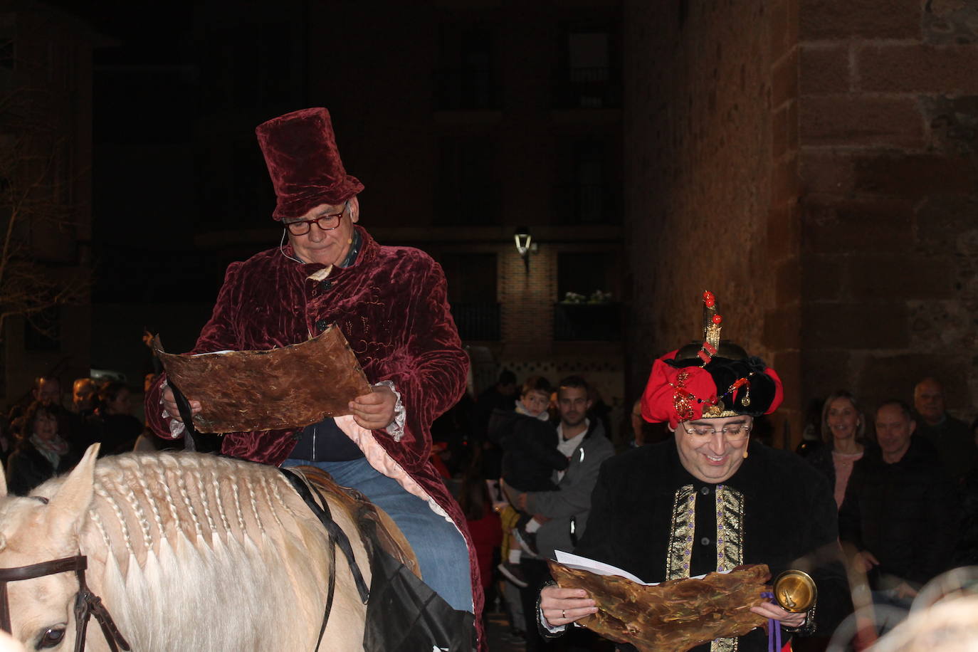 Las imágenes de la bendición de San Antón y el sermón de Nájera