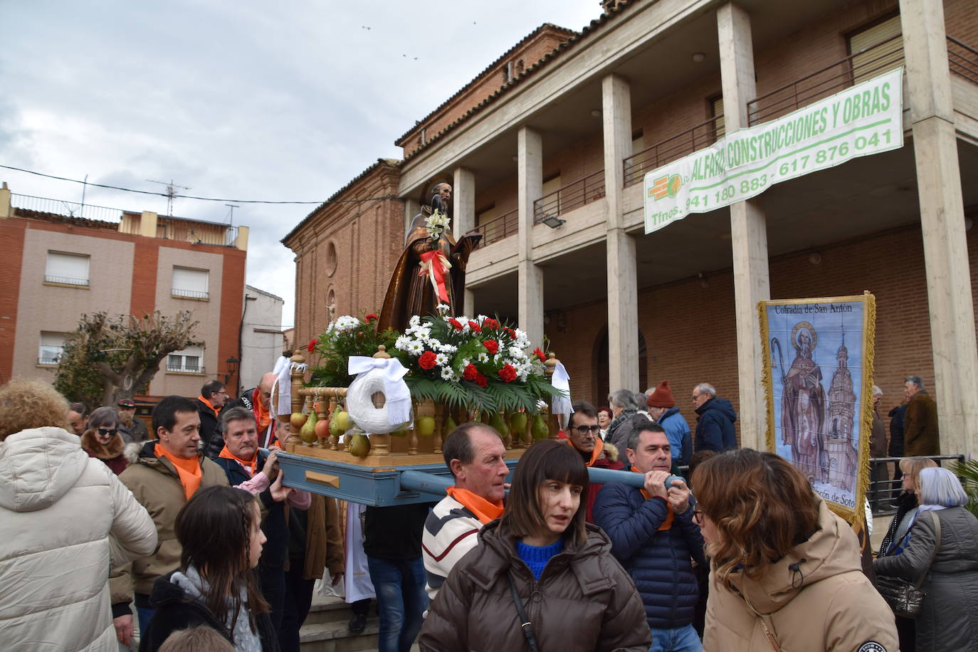 Bendición de animales por San Antón en Rincón de Soto