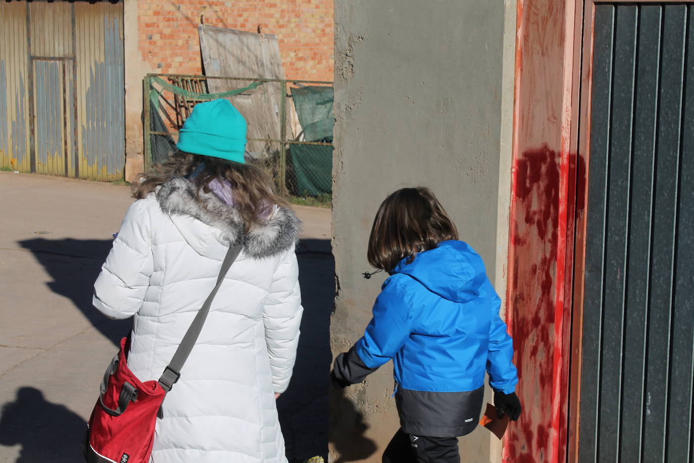 Carrera infantil de orientación en Badarán