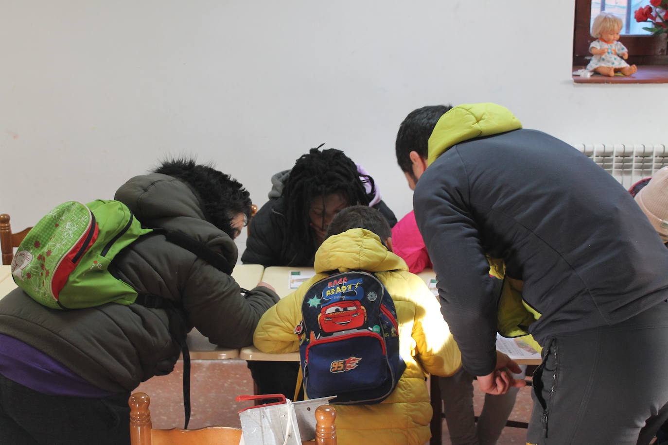 Carrera infantil de orientación en Badarán