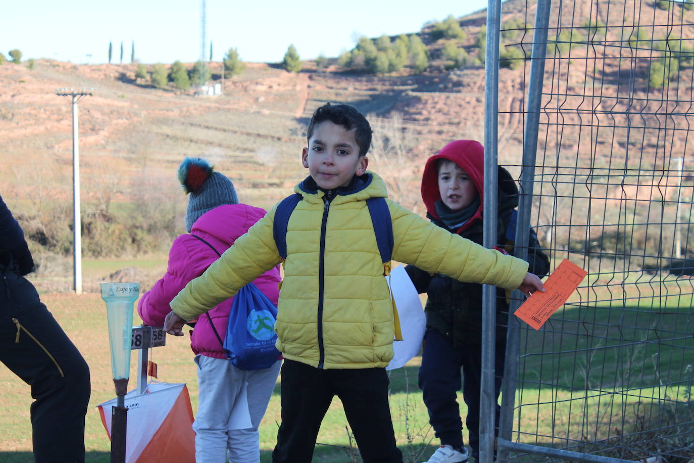 Carrera infantil de orientación en Badarán