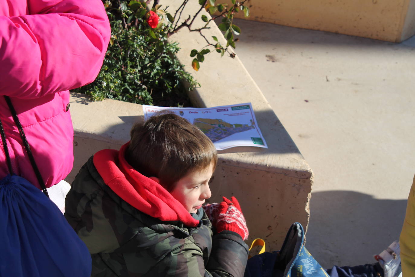 Carrera infantil de orientación en Badarán