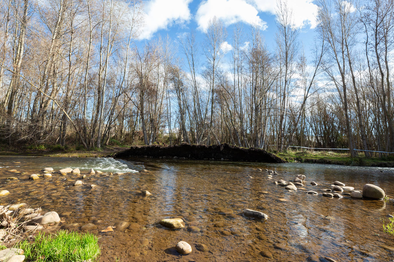 Imágenes del Río Iregua hace unos días