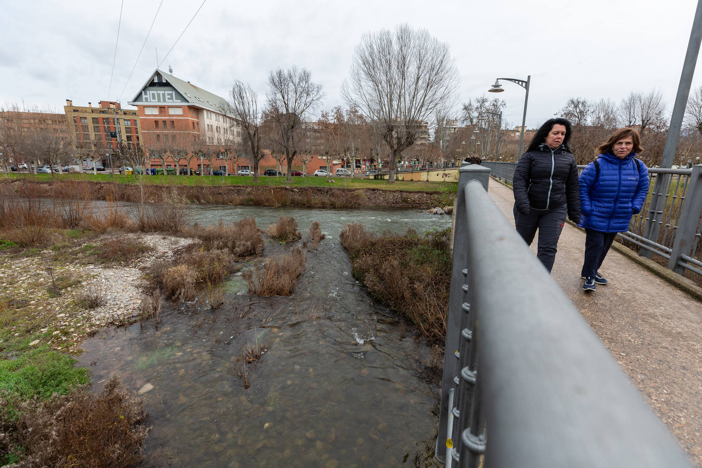 Ecologistas y pescadores alertan por la falta de agua en los ríos de La Rioja