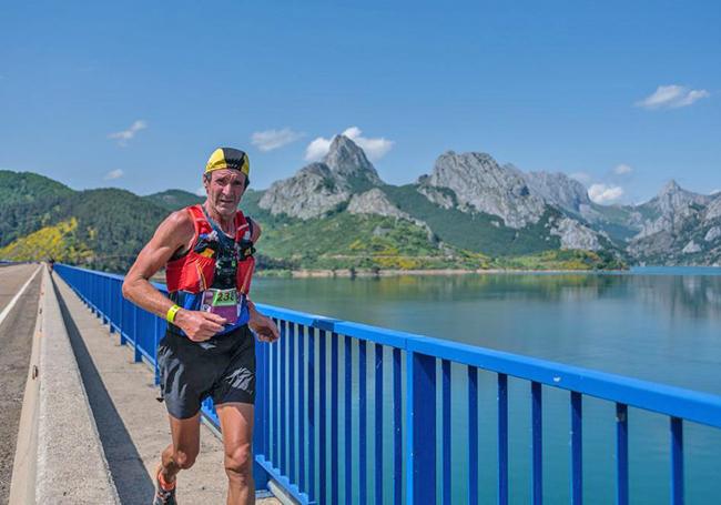 Fernando Magaldi, en una carrera en los Picos de Europa.