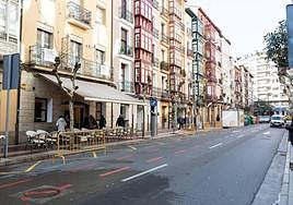 Avenida de Portugal, donde ya se han iniciado las tareas para soterrar los contenedores.