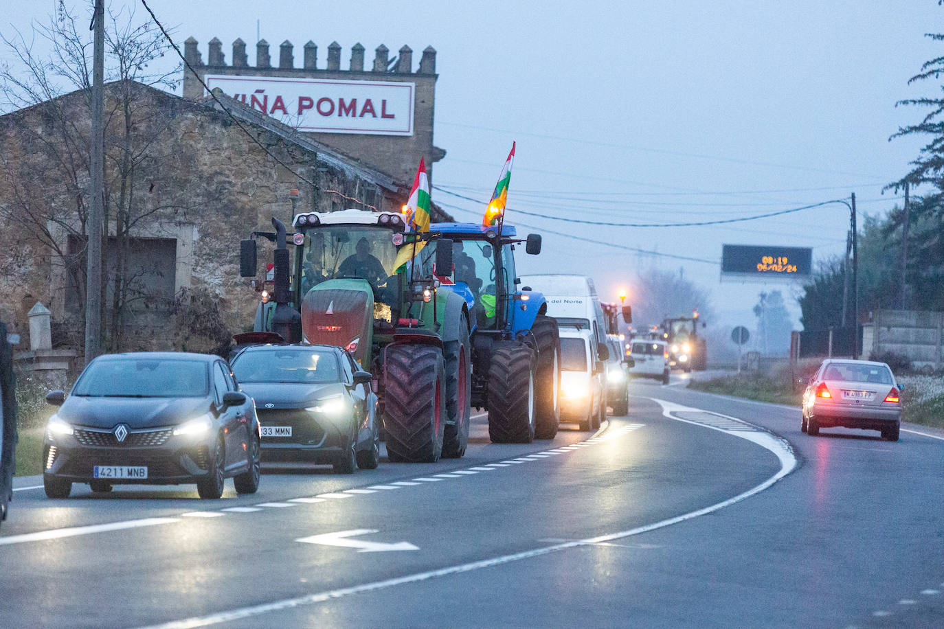 Las movilizaciones del campo de La Rioja Alta, en imáneges