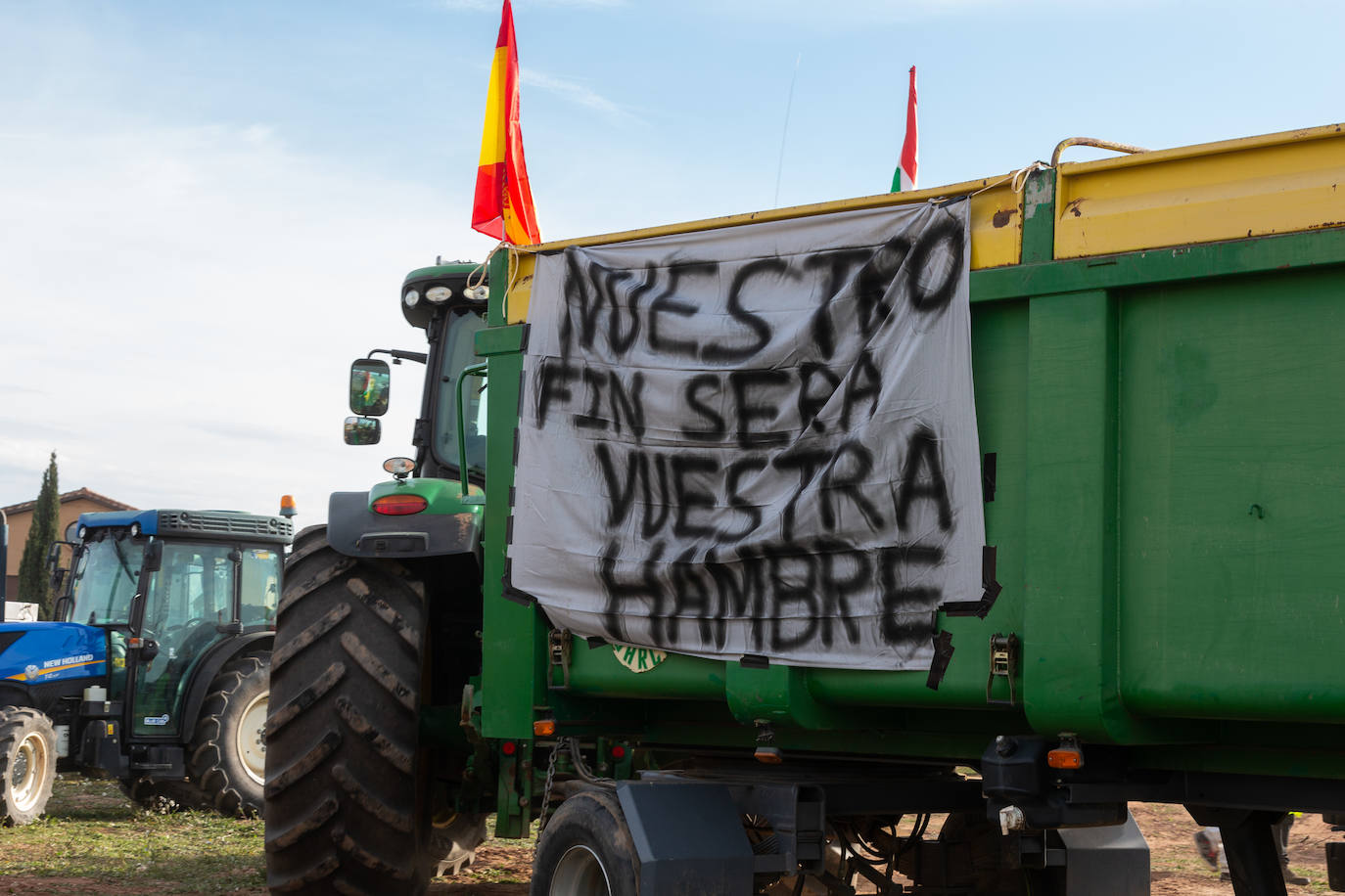 Las movilizaciones del campo de La Rioja Alta, en imáneges