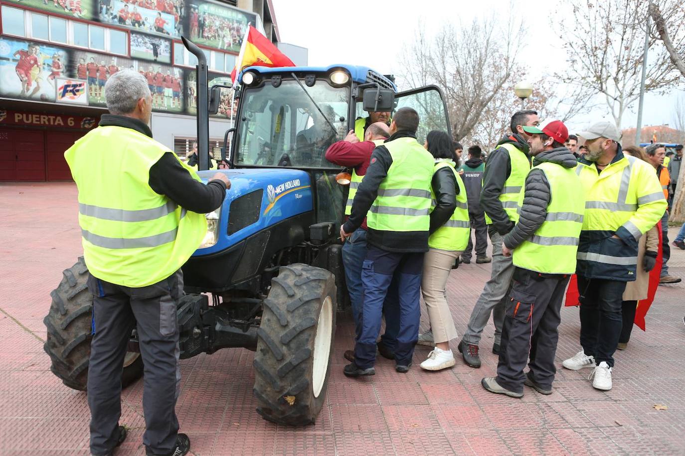 Las imágenes de la protesta en Logroño