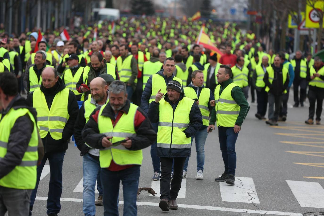 Las imágenes de la protesta en Logroño