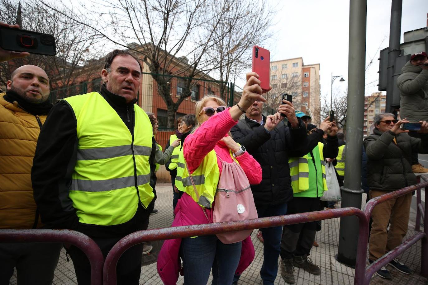 Las imágenes de la protesta en Logroño