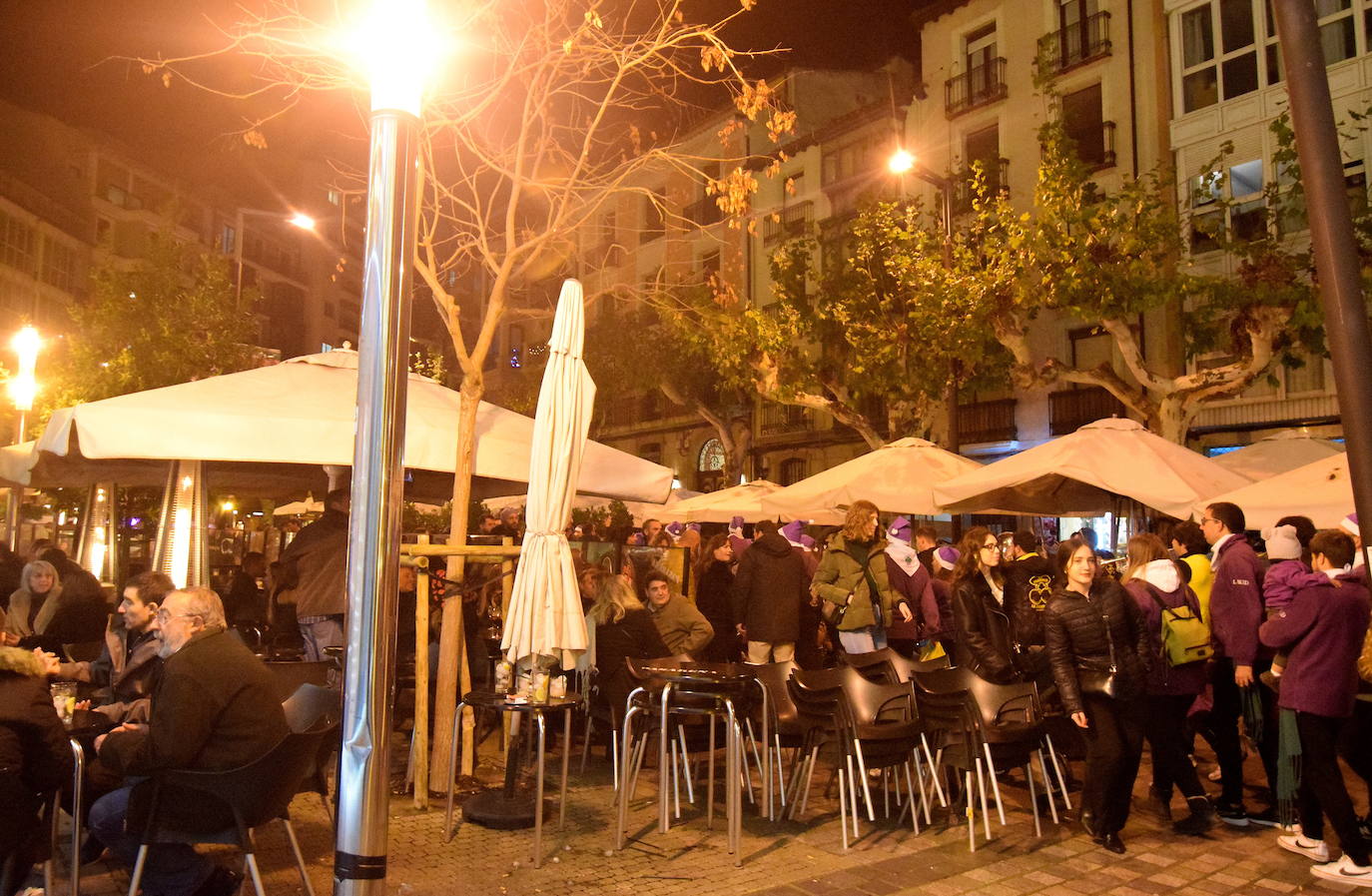 Tarde de sábado en Bretón de los Herreros antes de las pasadas navidades.