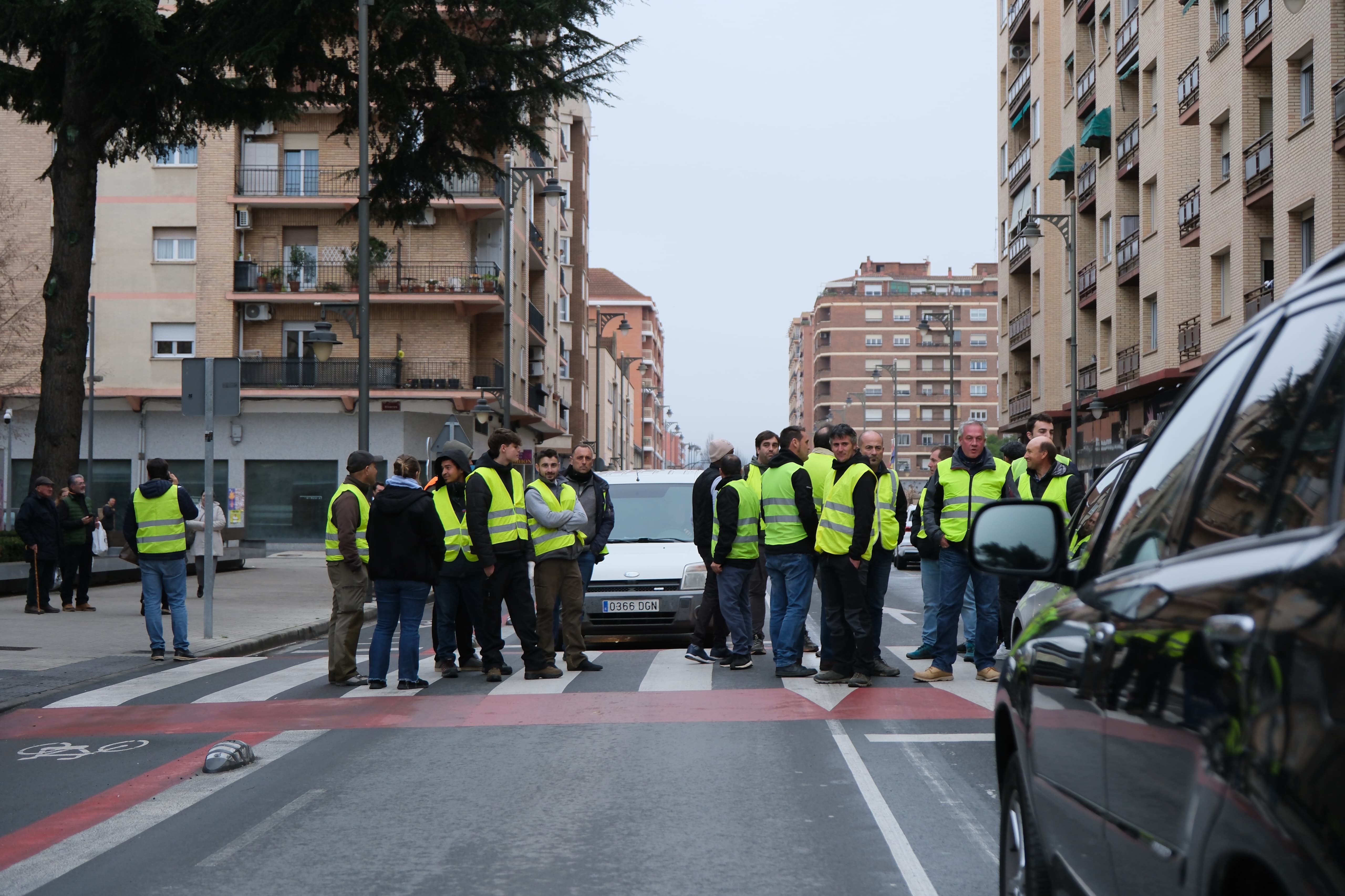 Las imágenes de la protesta agraria en La Rioja este viernes