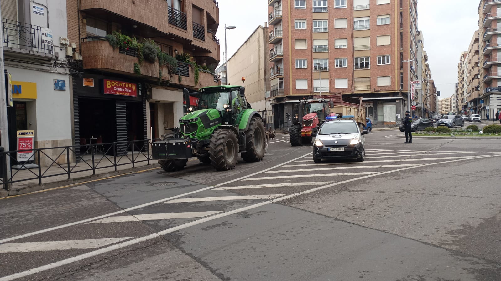 Las imágenes de la protesta agraria en La Rioja este viernes