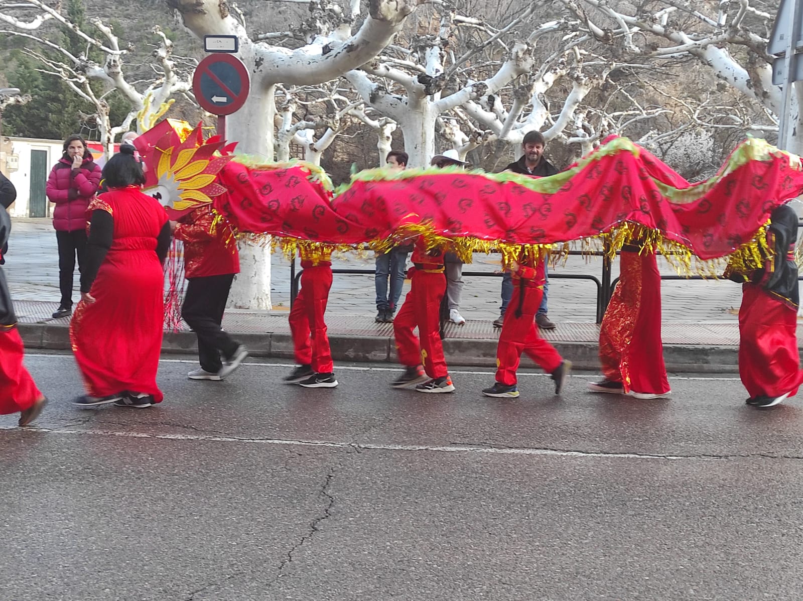 Los disfraces en las calles de Cervera