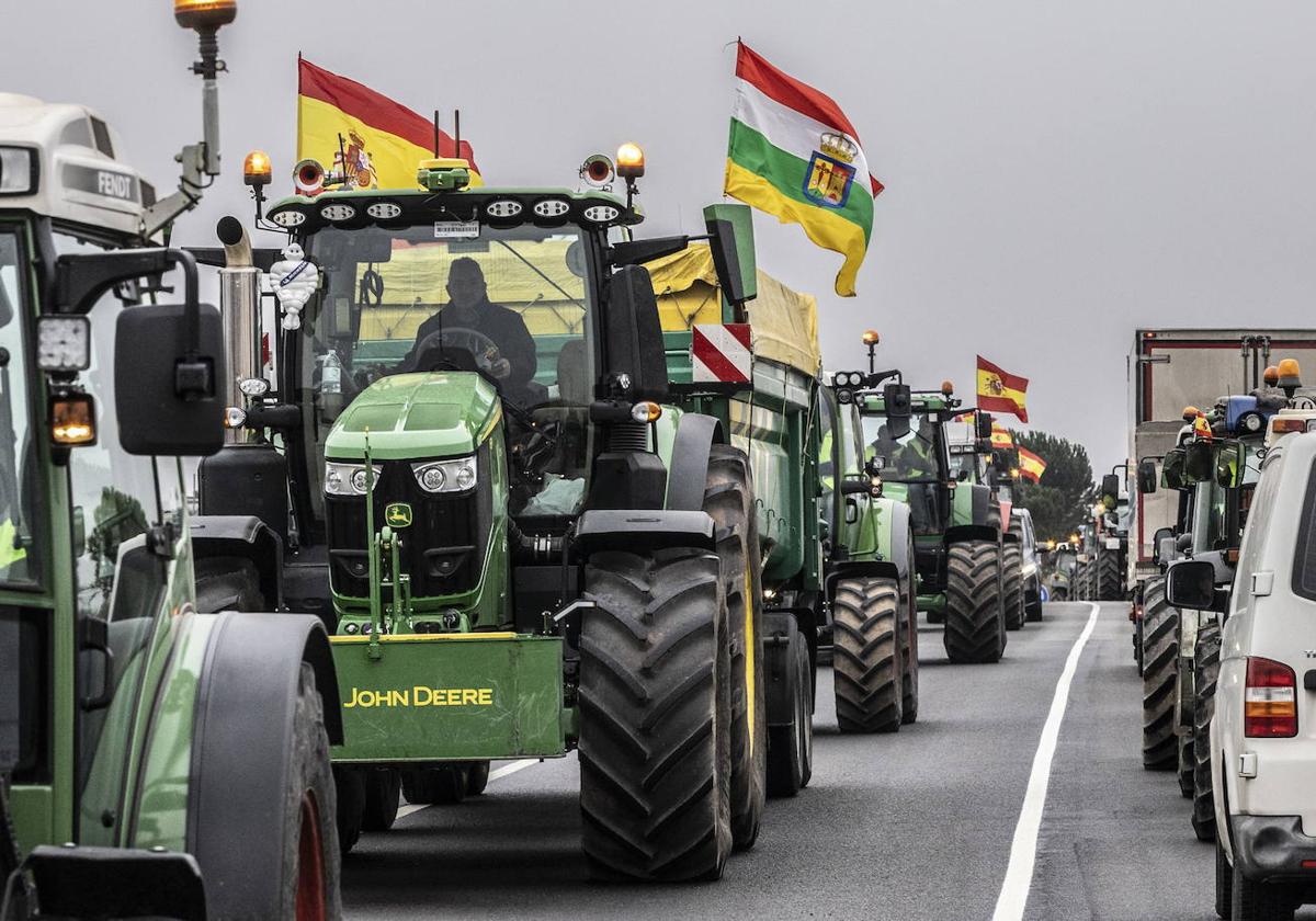 Tractorada en Lentiscares