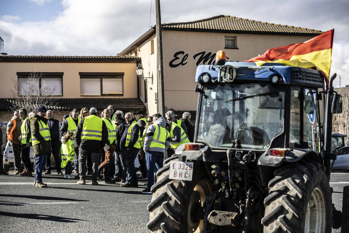 La protesta del lunes en El Sequero