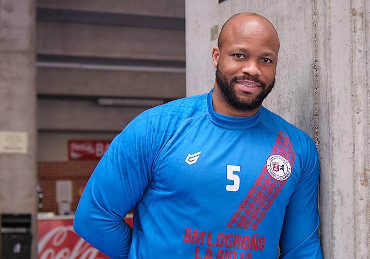 Ángel Rivero, ayer antes de comenzar el entrenamiento