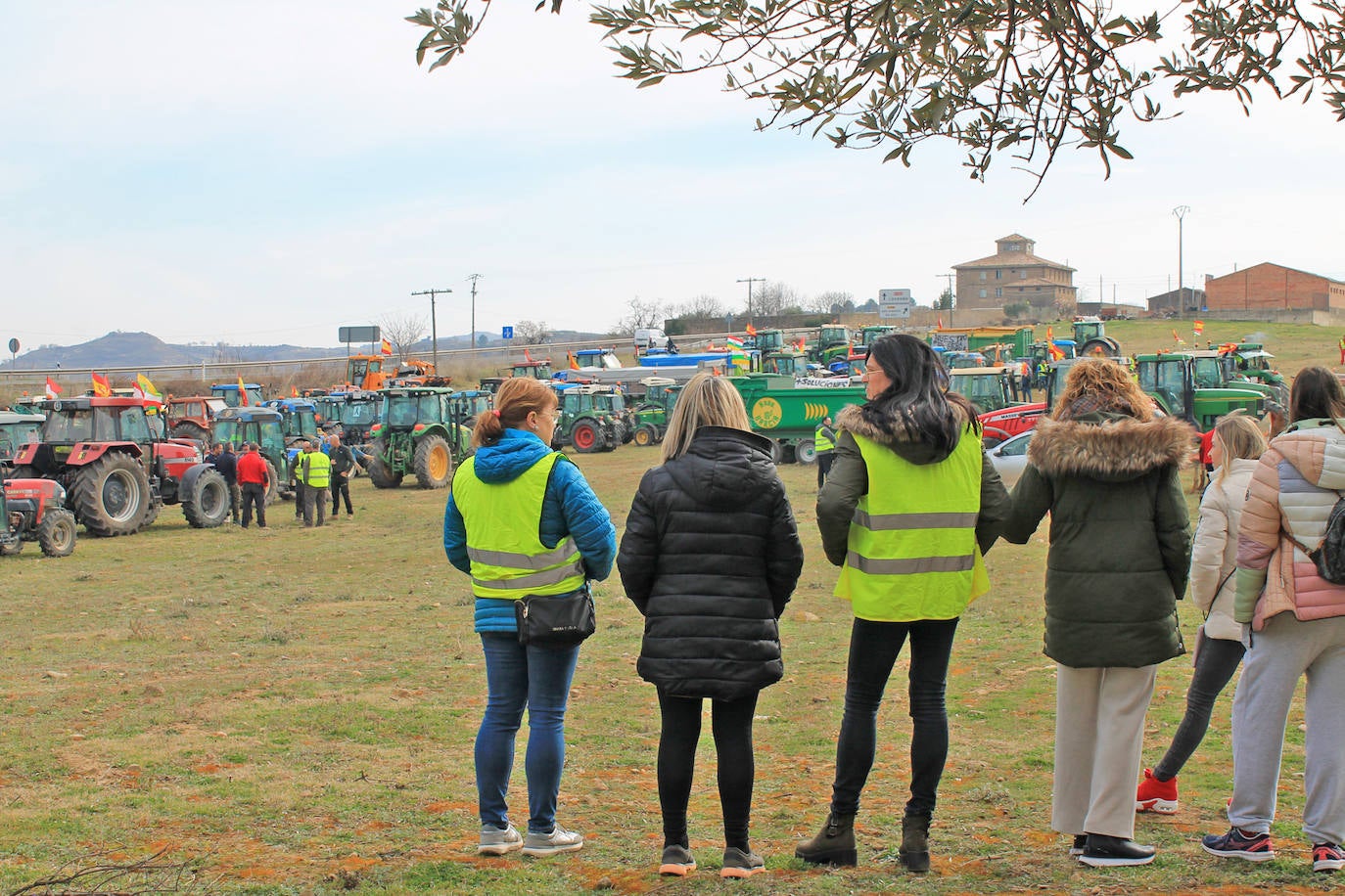 La tractorada de San Asensio, en imágenes