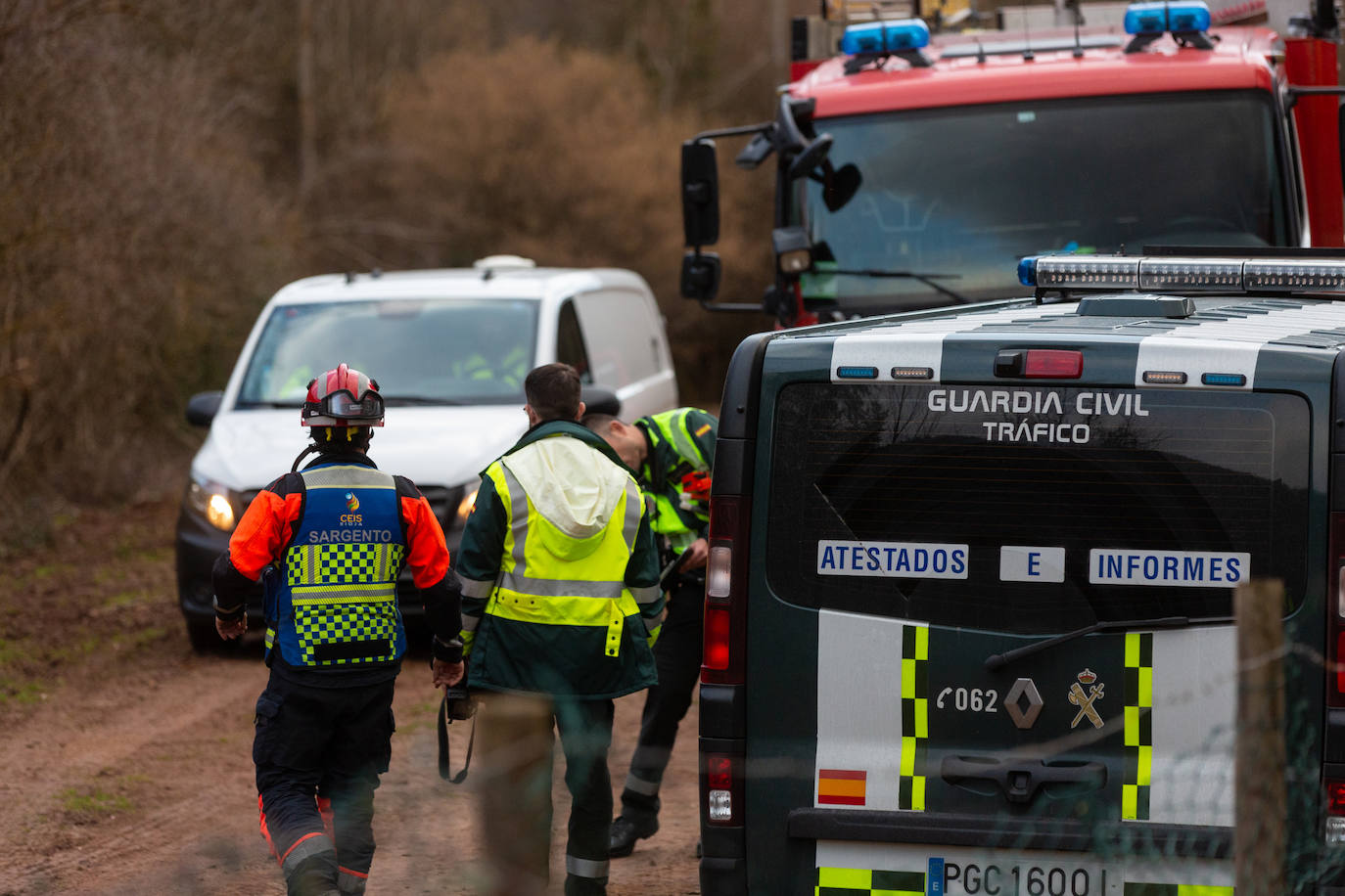 Las imágenes tras el accidente de San Millán