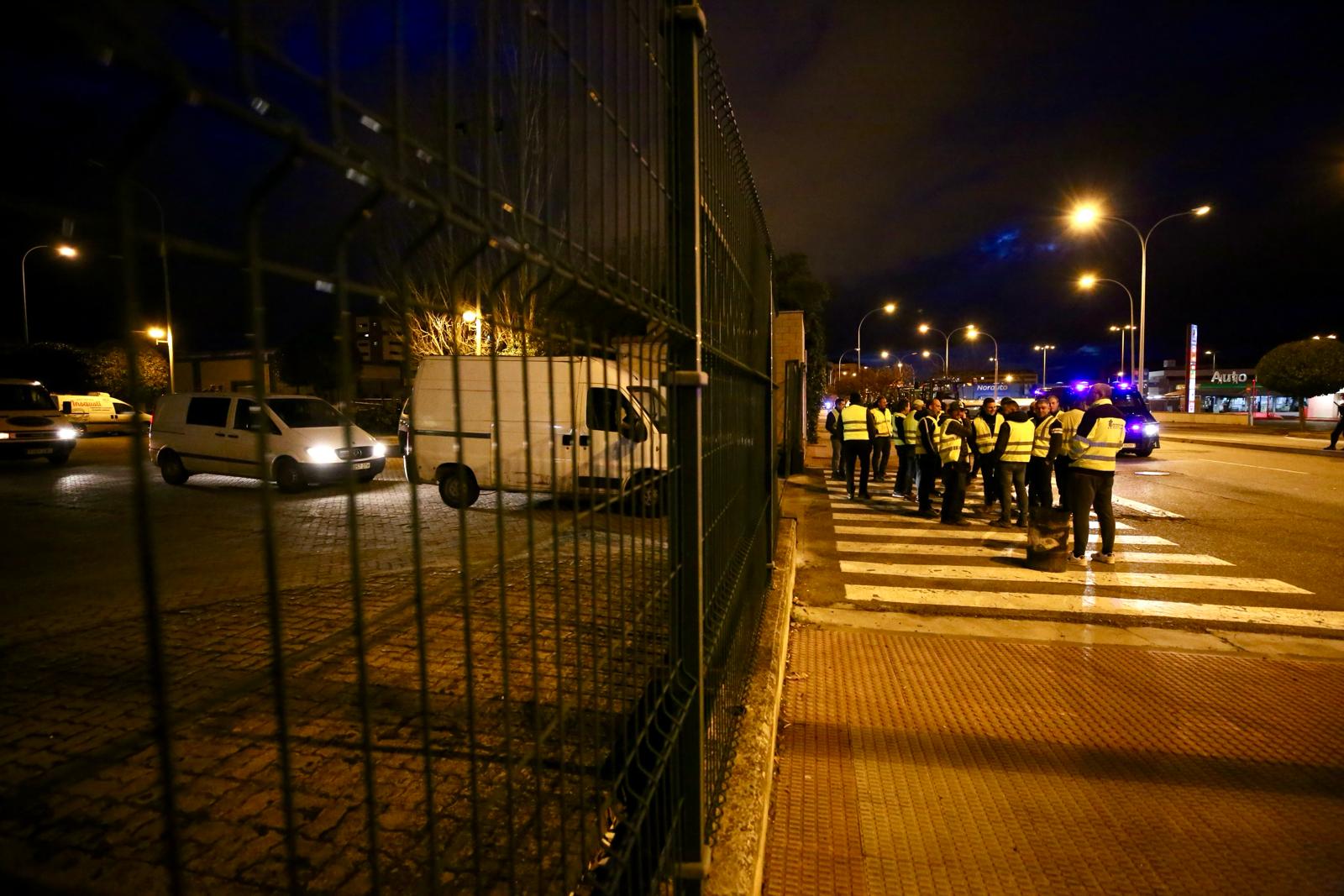 Las imágenes de la tractorada de este lunes