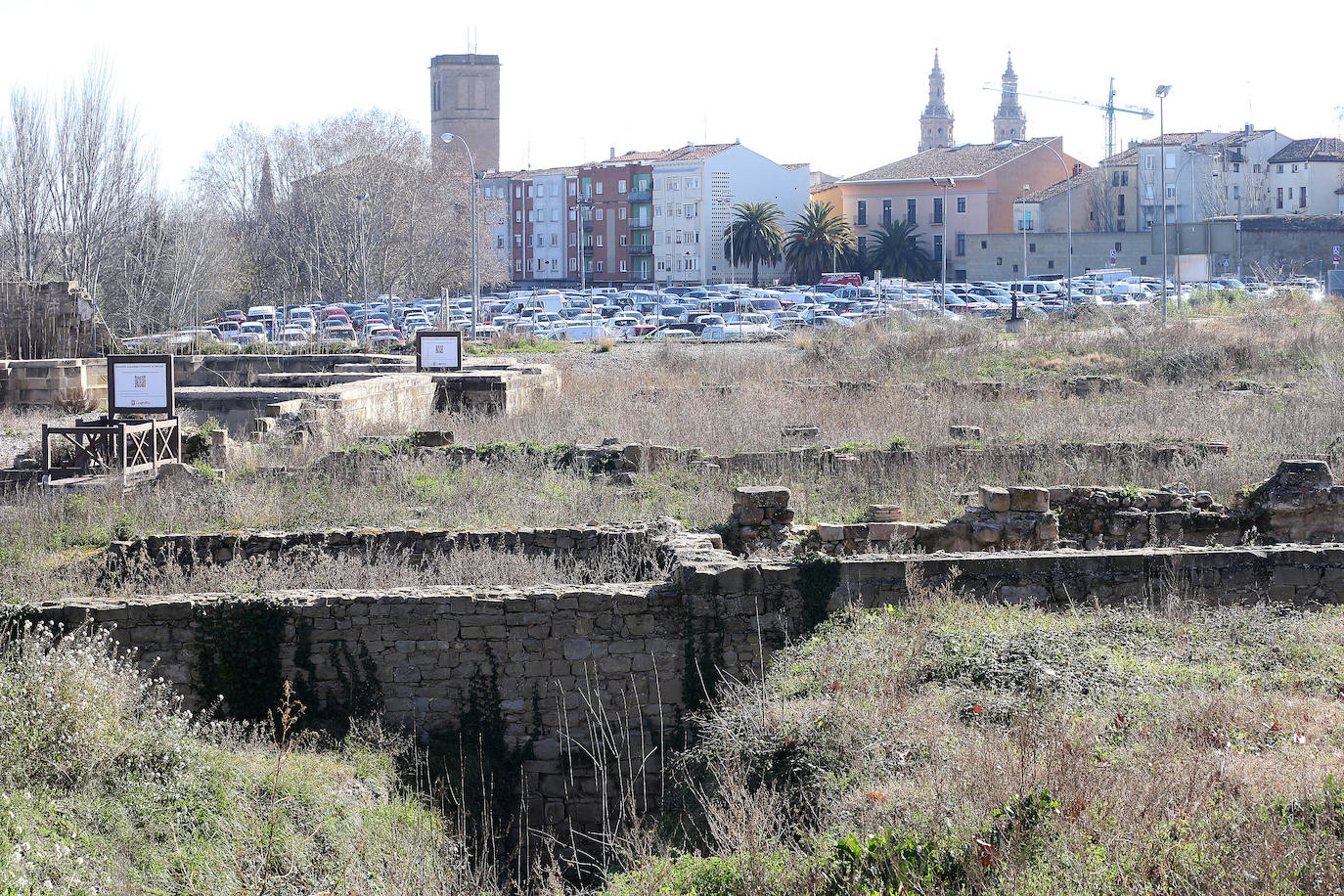Estado del yacimiento de Valbuena en la actualidad.