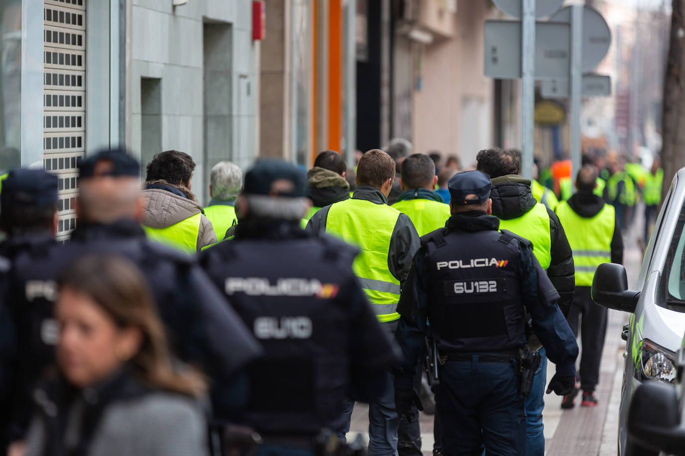 La protesta de los &#039;chalecos amarillos&#039; de este jueves, en imágenes (I)