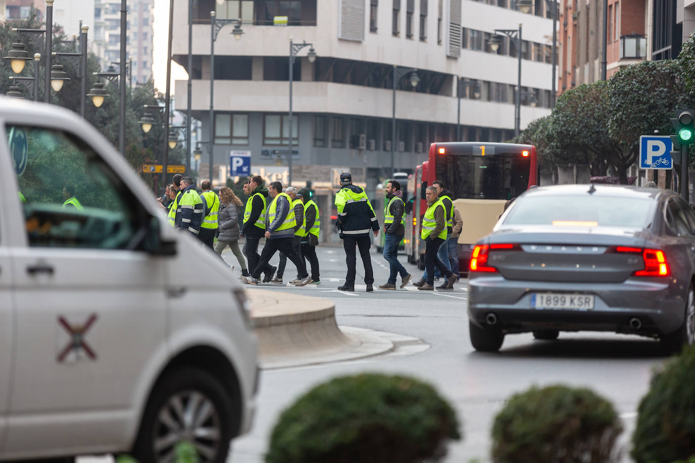 La protesta de los &#039;chalecos amarillos&#039; de este jueves, en imágenes (I)