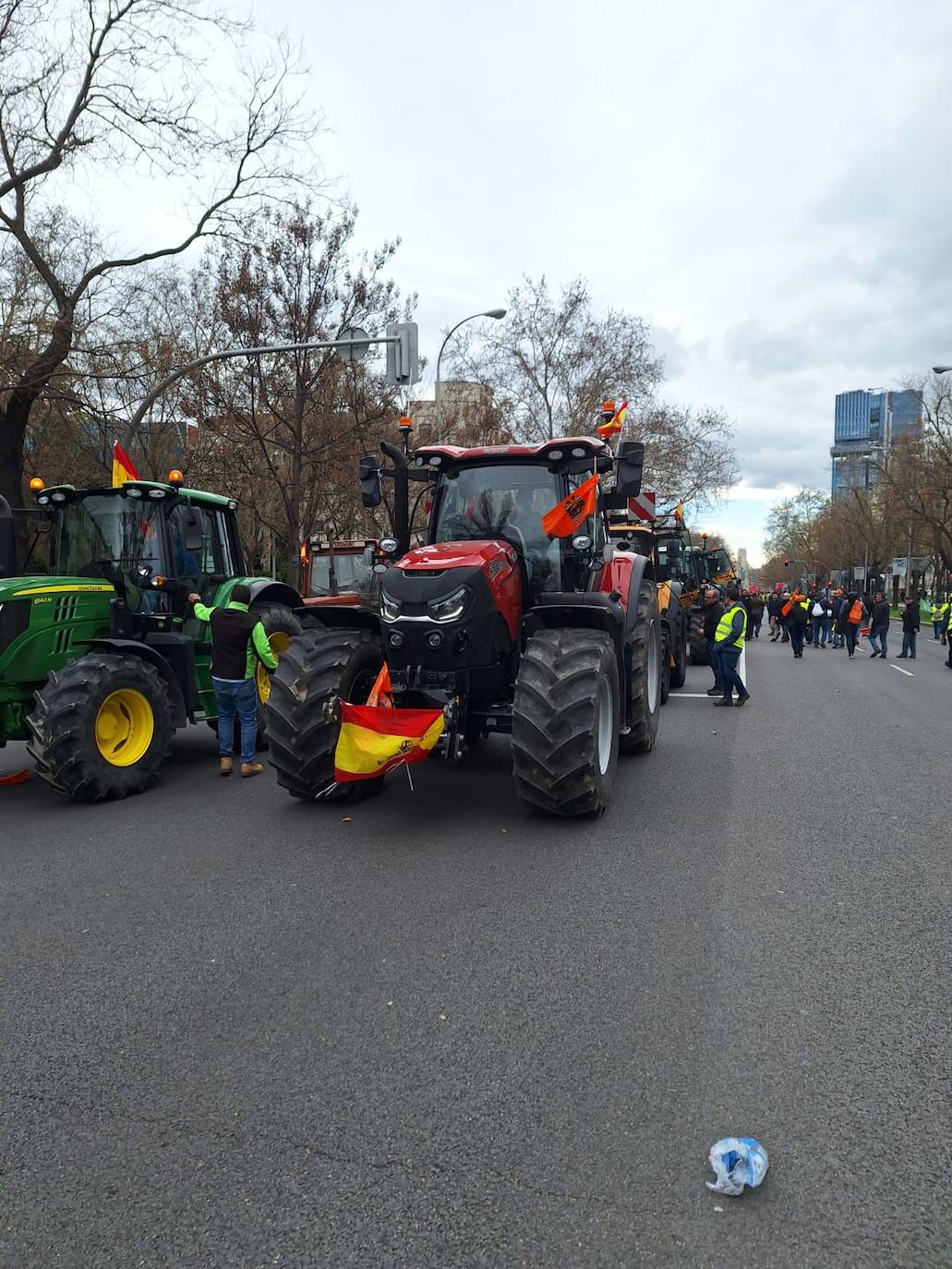 Los agricultores riojanos se manifiestan en Madrid