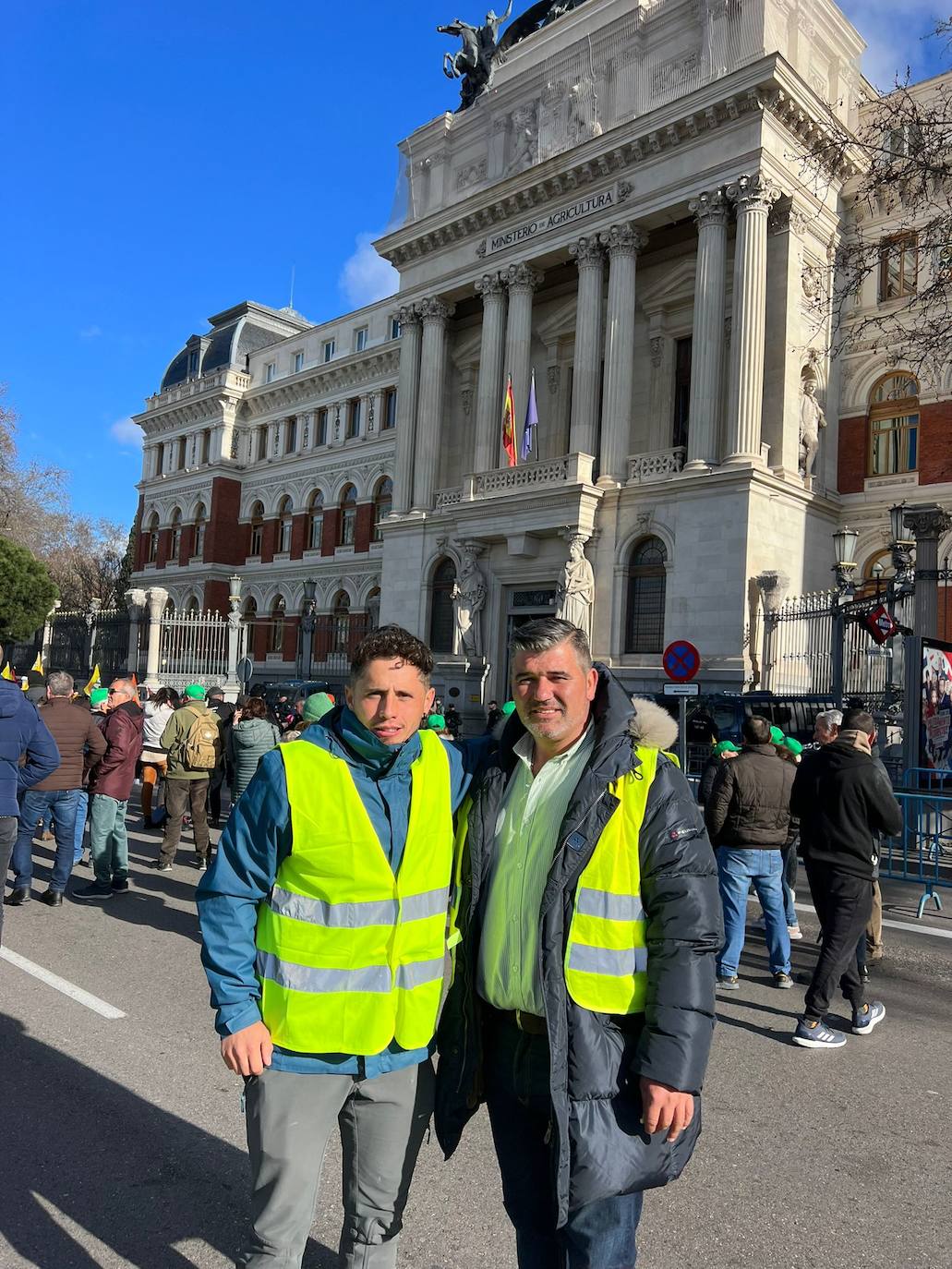 Los agricultores riojanos se manifiestan en Madrid