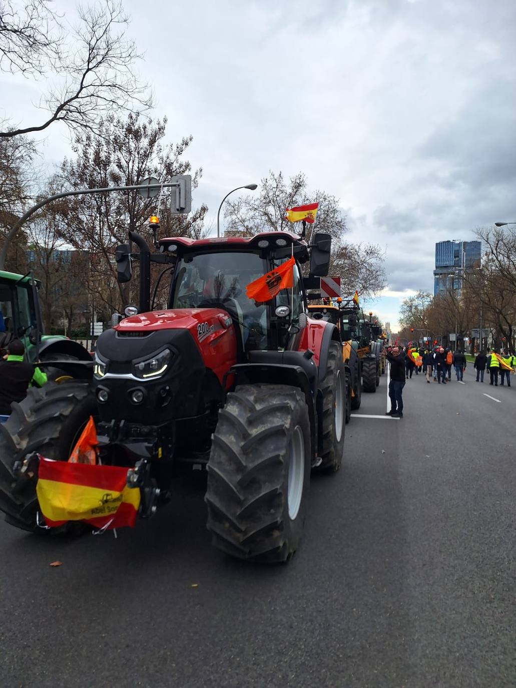 Los agricultores riojanos se manifiestan en Madrid