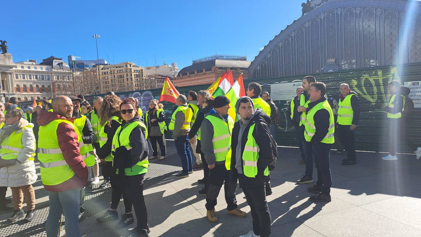 Los agricultores riojanos se manifiestan en Madrid