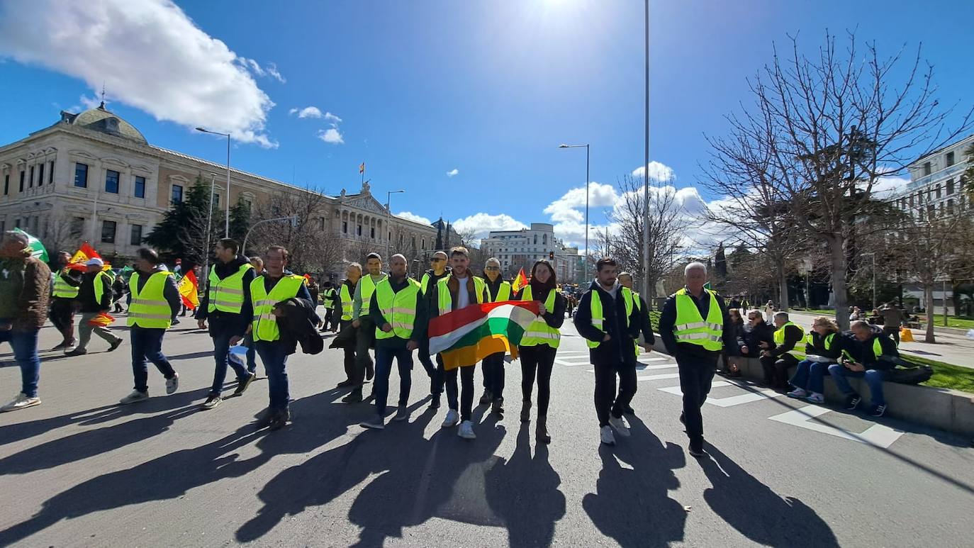 Los agricultores riojanos se manifiestan en Madrid