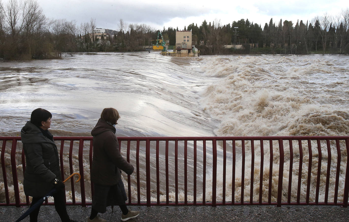 El Ebro alcanza a los 4,09 metros en Logroño